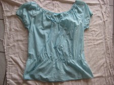 VINTAGE Bluse TUNIKA türkis