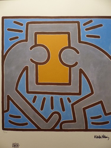 Keith haring lithographie - , in
