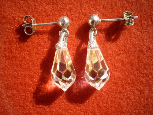 Topp kristall ohrstecker - kristall,