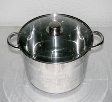 RL-SP4 Ø 30 x 23 cm 16,2L Koch Suppen Geschirr Kasserolle Topf Deckel Edelstahl