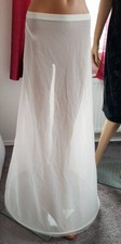 Poirier Reifrock Hochzeit Ivory Gr. S / 36 / 38 230cm Umfang elastisch neu