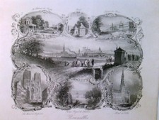 Bruxelles, Original Stahlstich