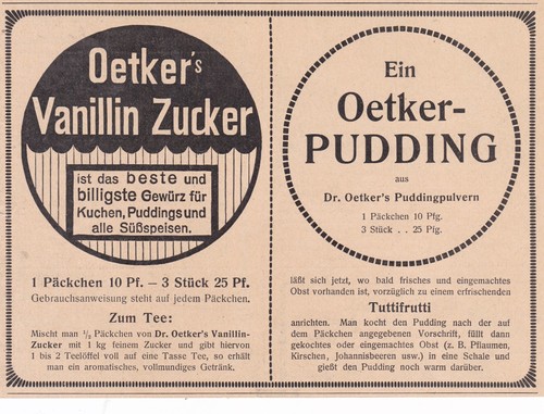 Oetker original werbung - original,