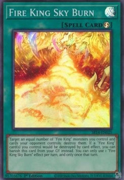 Yugioh fire king sky burn - yugioh,