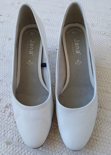 Pumps high heel weiß leder - heel,