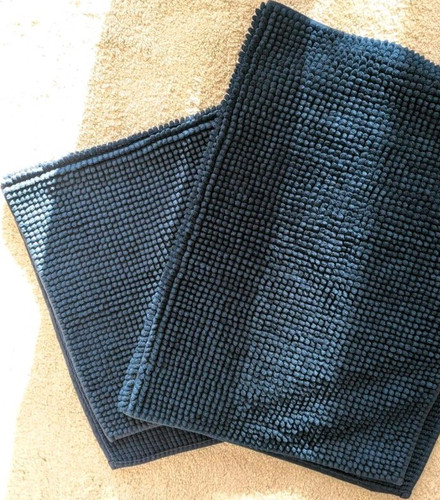 2er set badvorleger blau - set,