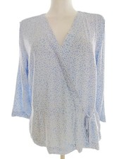 VINTAGE Damen Wickelbluse Gr