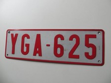 original altes Kennzeichen