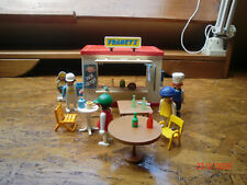 Playmobil Franky´s Frittenbude Grill Imbiss Snack Bar mit viel Zubehör Rarität