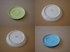 Kahla Untertasse für Kaffeetasse Teetasse grün / blau  Ø 15,5 cm