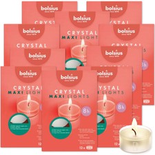 144 Bolsius Crystal Lights