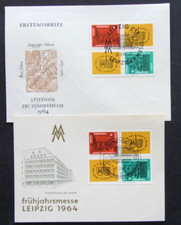 Briefmarken DDR 1964 Leipziger