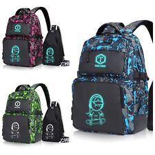 MOFUT 2er Kinder Schultasche Schulrucksack Junge Rucksack Backpack Schulranzen