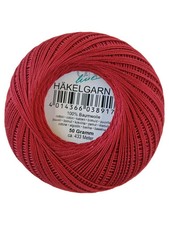 Online Häkelgarn 100% Baumwolle Rot 50g ca. 433m Baumwollgarn Handarbeit