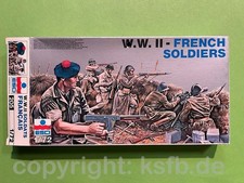 1:72 ESCI #205 S1st WKII Frankreich Soldaten Figuren  1. Box Art SELTEN