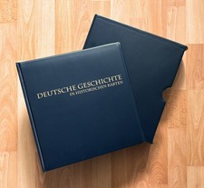 Dt. Geschichte in historischen Karten, Ordner+Schutzkassette blau, Archiv Verlag
