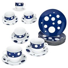 18tlg Kaffeeservice Pula blau