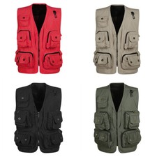 Mens Utility Vest Gilet With