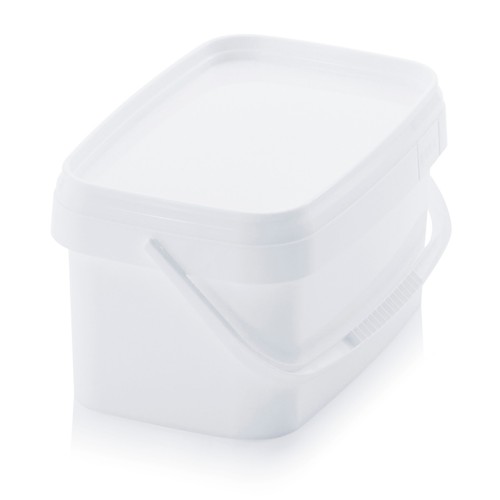 Eimer mit deckel 0 6l - -, 2l
