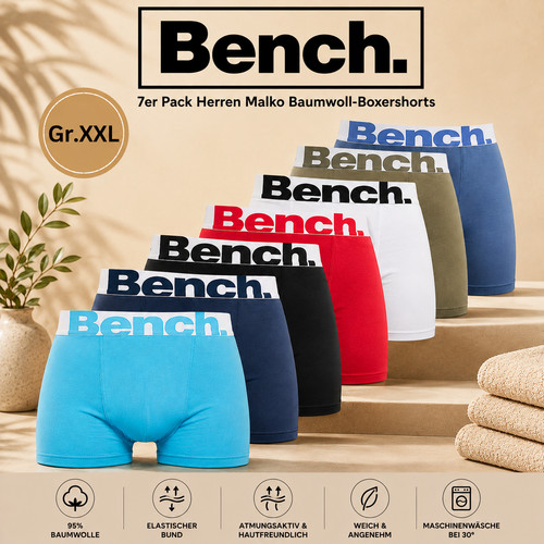 Bench herren boxershorts - bench, 7er