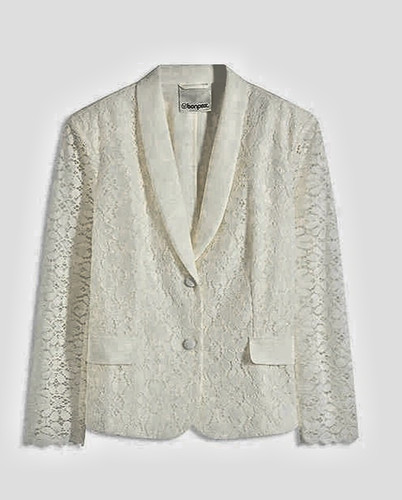 Eleganter spitzenblazer 48 - spitzenblazer, gr.