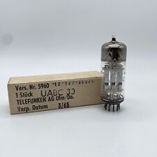 Telefunken UABC80 = 28AK8 Röhre geprüft- NOS in OVP Vacuum Tube Tested BWB Bund