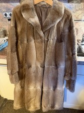 Echter Bisam Pelzmantel