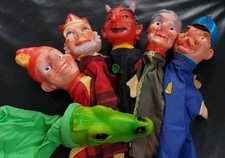 6 Handpuppen, Fingerpuppen, Kasperlepuppen