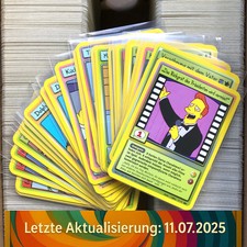 Simpsons Sammelkartenspiel Krusty - Einzelkarten zum Aussuchen - TCG 2002