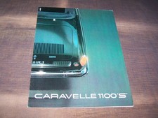 TOPRARITÄT Herrlicher Prospekt Renault Caravelle 1100 S von 1966 !!!