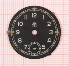 Zifferblatt schwarz m