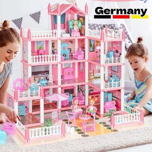 Puppenhaus mit möbeln und - möbeln,