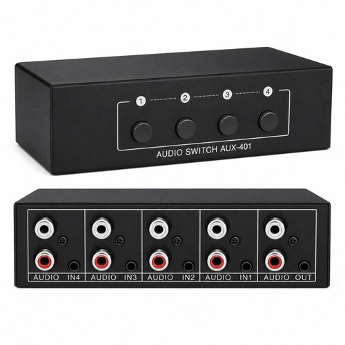 Audio umschalter 1 out - 4,
