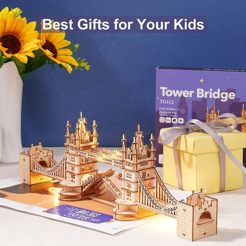 Rolife holzpuzzle tower bridge - holzpuzzle,