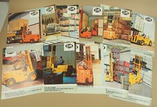 11 Prospekte Fiat OM Stapler 1972 DI M 20 30 35 40 120 E 12 15 20 D B E IL15