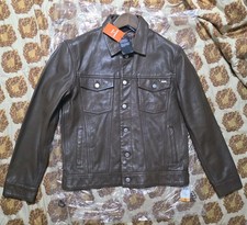 Lederjacke Herren Gr. S