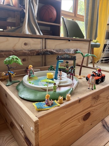 Playmobil schwimmbad set - schwimmbad,