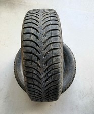 2x Reifen 195 65 15 91T Michelin Dot 3112 Winterreifen ca 6mm Alpin A4 M+S 