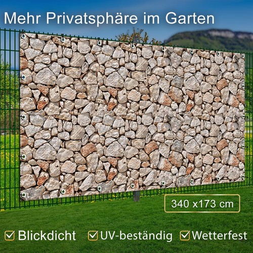 Garten sichtschutz plane pvc - sichtschutz,