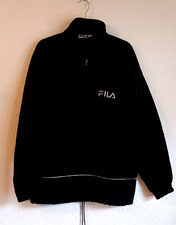 Herren Windbreaker mit Taschen Schwarz von Fila Größe 52