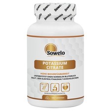 Kalium Tabletten – Hoch bioverfügbar für Herz, Muskeln & Kater – Sowelo