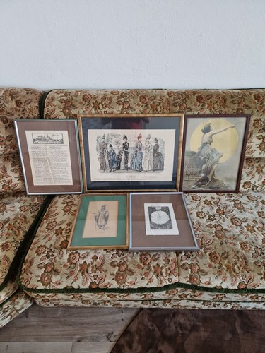Vintage bilder eingerahmt - vintage,