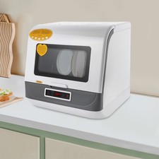 220V Mini Geschirrspüler Freistehend Tischgeschirrspüler 3 Programme Kompakt