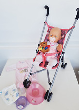 Zapf Creation BABY born® Baby Born  Puppe  43 cm 8 tlg Zubehör Buggy Kinderwagen