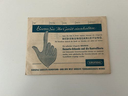 Grundig musikgerät 2320 - grundig,
