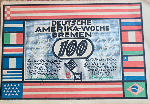 100 pfennig frühjahr 1923 - 100,