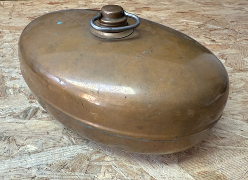 Alte dekorative bettflasche - alte,