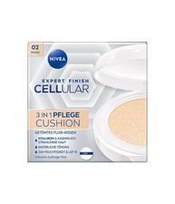 NIVEA Expert Finish Cellular 3in1 Pflege Cushion Make-Up 02 Mittel LSF15 15ml