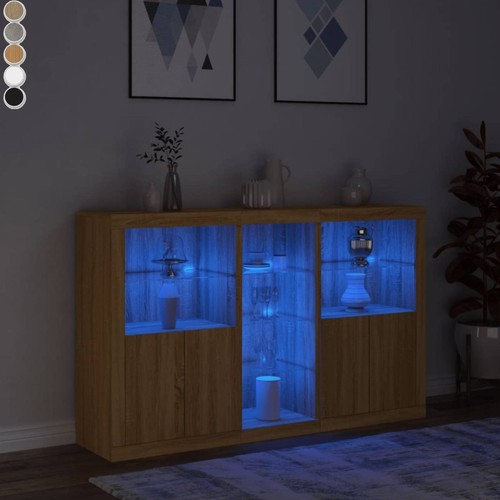 Modern sideboard led highboard - sideboard,