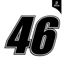 2x Startnummer GP Auto